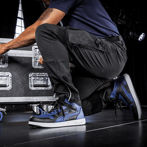 Puma Frontcourt blue/black mid S3L ESD FO HRO SR – Bild 8